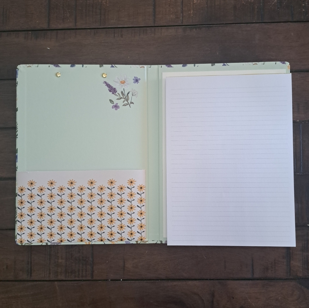Archer & Olive Floral Folio With Notepad - Picture 4 of 4